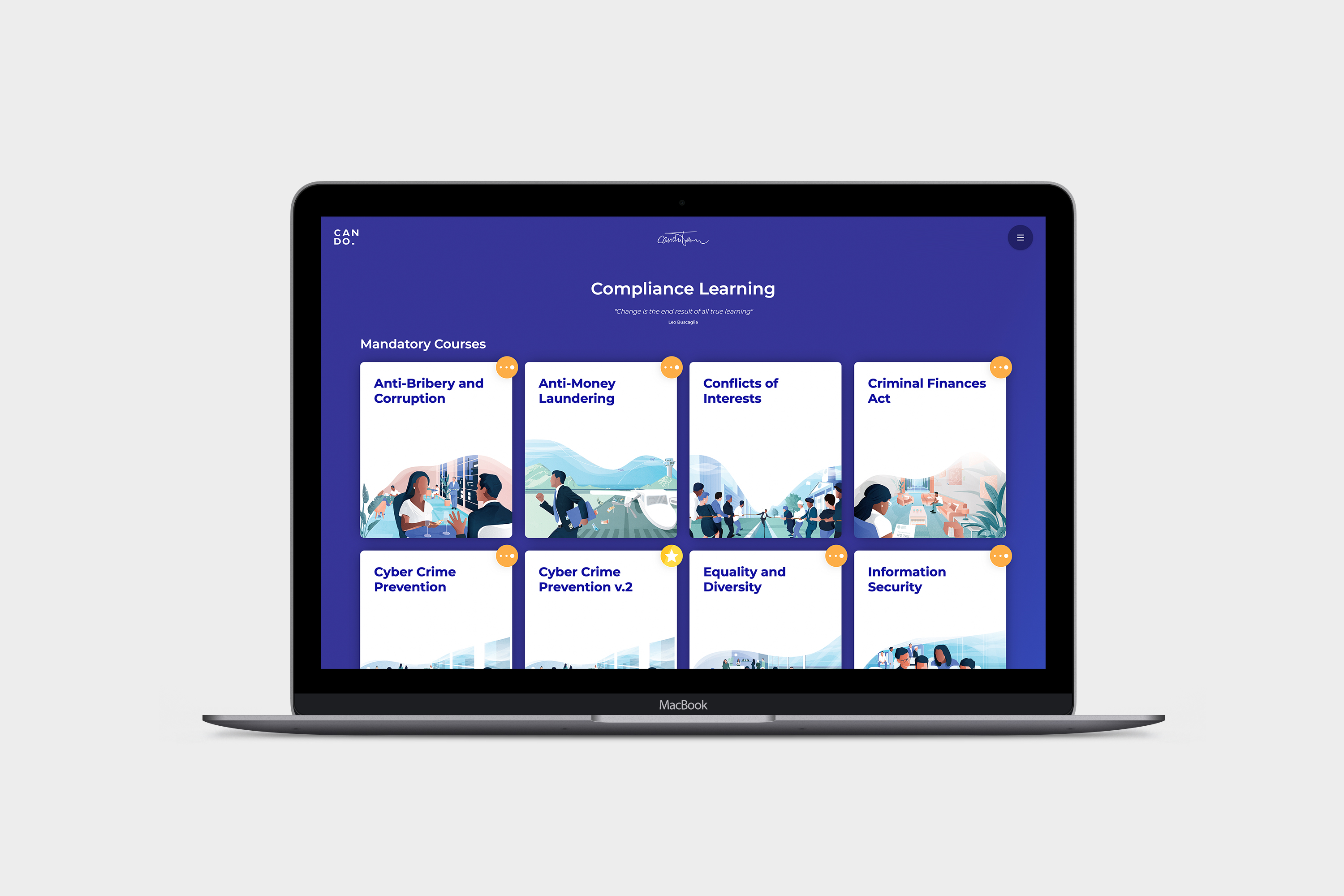 CANDO website design