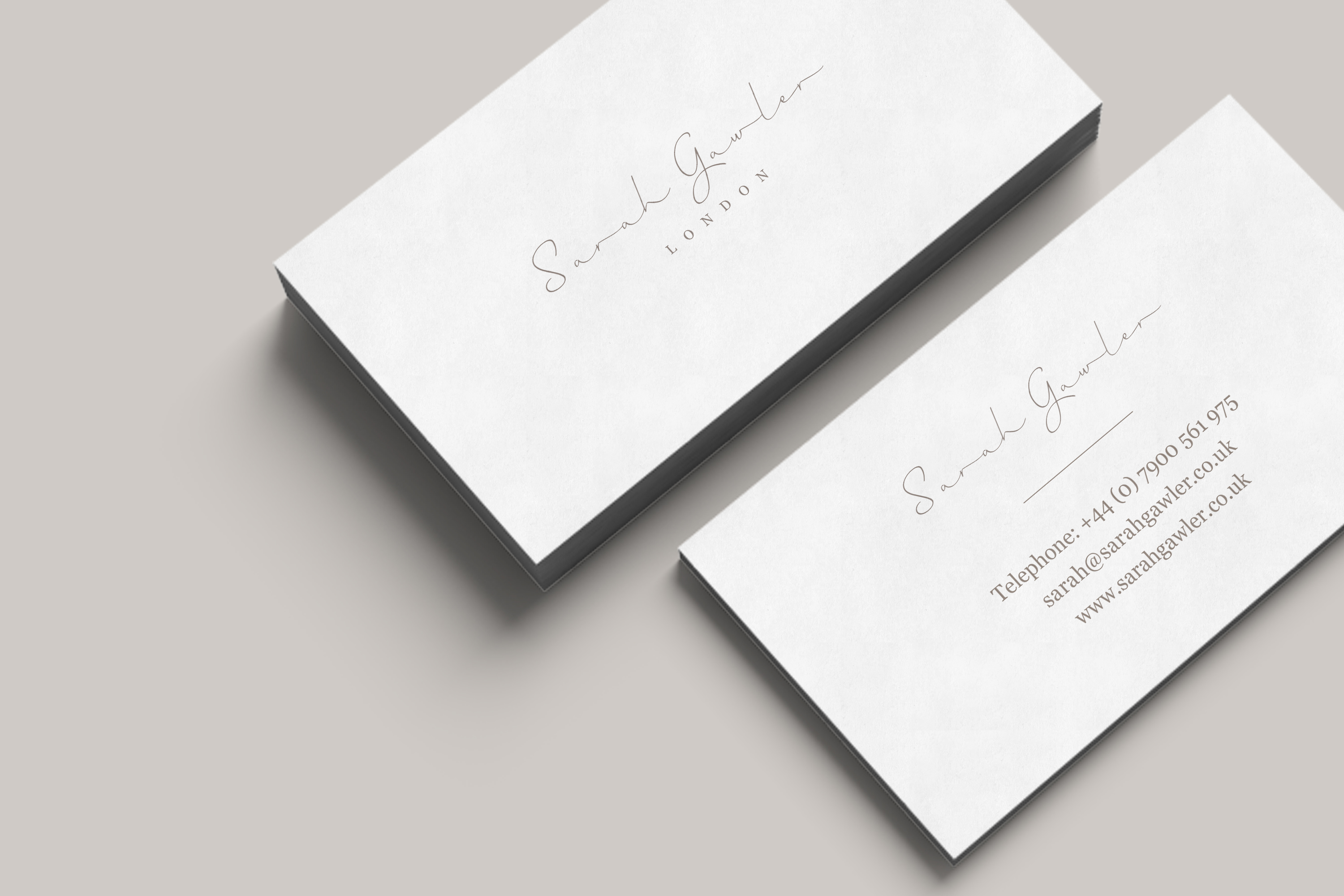 Business card print design