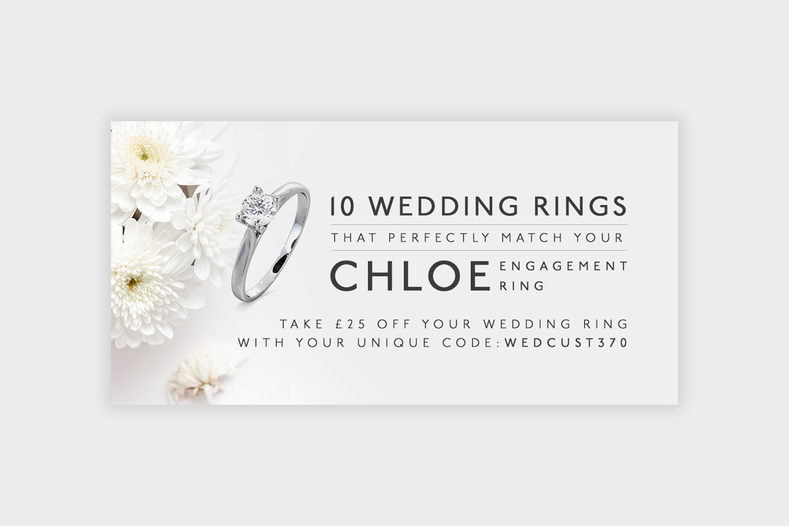 The diamond store email banner design